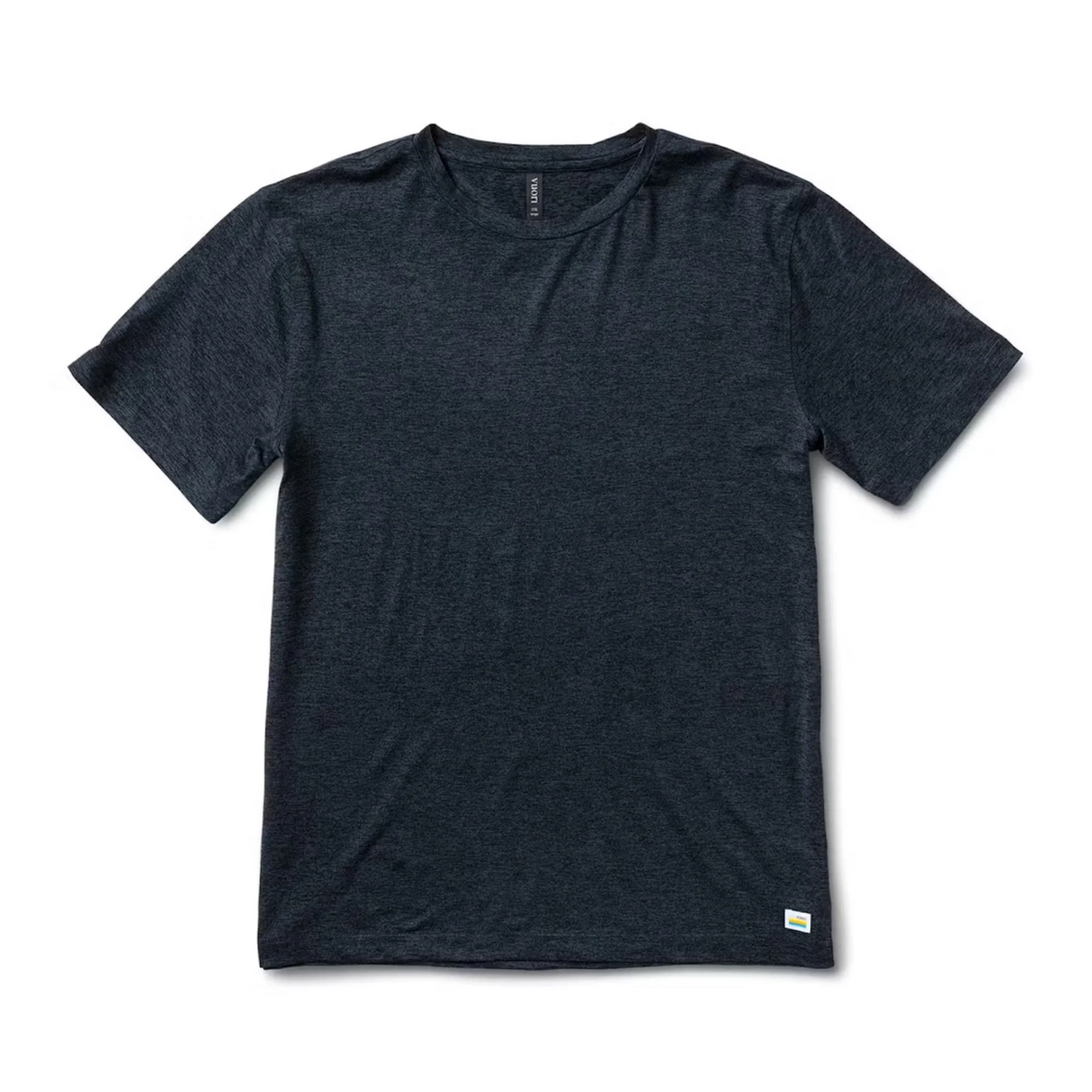 Vuori Strato Tech Tee (Men) - Navy Heather