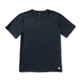 Vuori Strato Tech Tee (Men) - Navy Heather