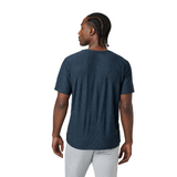 Vuori Strato Tech Tee (Men) - Navy Heather