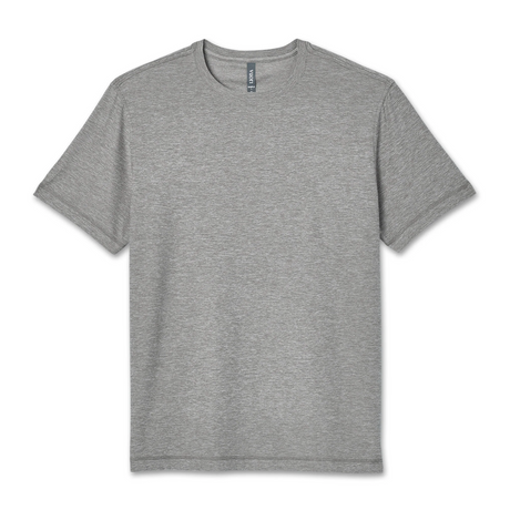 Vuori Strato Tech Tee (Men) - Heather Grey Apparel - Top - ShortSleeve - The Heel Shoe Fitters