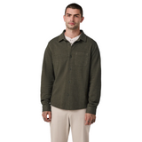 Vuori Jeffreys Overshirt (Men) - Olive Heather Apparel - Top - Sweatshirt - The Heel Shoe Fitters