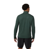 Vuori Ponto Mock Neck 1/2 Zip (Men) - Hemlock Heather