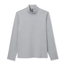 Vuori Ponto Mock Neck Half Zip (Men) - Light Grey Heather