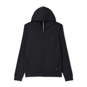 Vuori Ponto Full Zip Hoodie (Men) - Black Heather Apparel - Top - Sweatshirt - The Heel Shoe Fitters