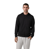 Vuori Ponto Full Zip Hoodie (Men) - Black Heather Apparel - Top - Sweatshirt - The Heel Shoe Fitters
