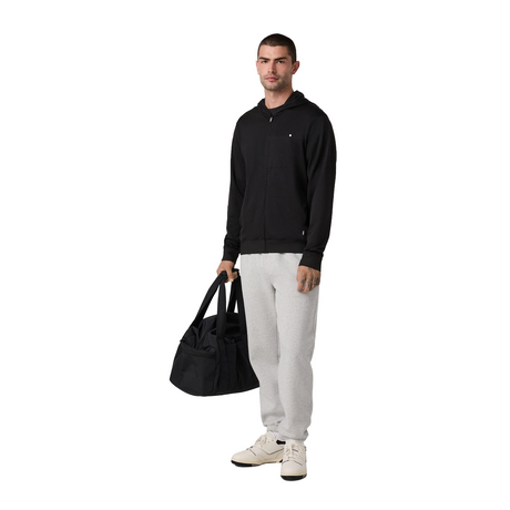 Vuori Ponto Full Zip Hoodie (Men) - Black Heather Apparel - Top - Sweatshirt - The Heel Shoe Fitters