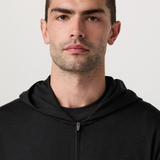 Vuori Ponto Full Zip Hoodie (Men) - Black Heather Apparel - Top - Sweatshirt - The Heel Shoe Fitters