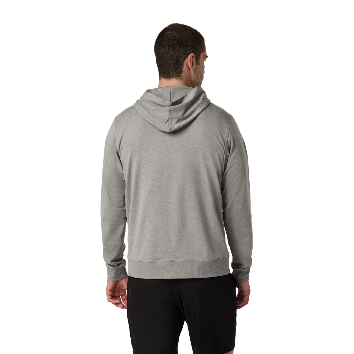 Vuori Ponto Full Zip Hoodie (Men) - Driftwood Heather Apparel - Top - Sweatshirt - The Heel Shoe Fitters