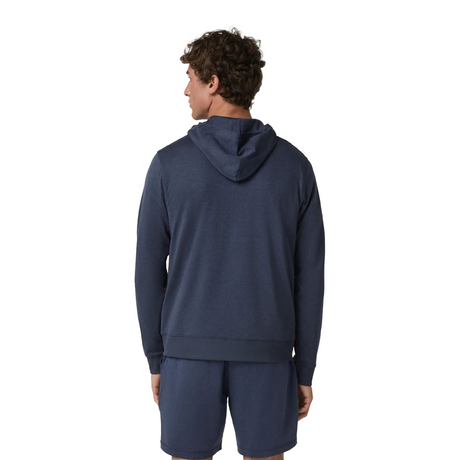 Vuori Ponto Full Zip Hoodie (Men) - Dark Azure Heather Apparel - Top - Sweatshirt - The Heel Shoe Fitters