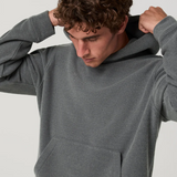 Vuori Beach Fleece Pullover Hoodie (Men) - Dark Pewter Heather