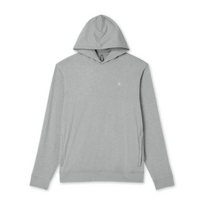 Vuori Ponto Pullover Hoodie (Men) - Grey Heather Apparel - Top - Sweatshirt - The Heel Shoe Fitters