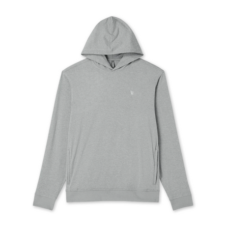 Vuori Ponto Pullover Hoodie (Men) - Grey Heather Apparel - Top - Sweatshirt - The Heel Shoe Fitters