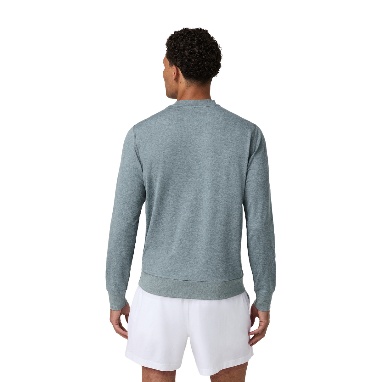 Vuori Ponto Performance Crew (Men) - Foggy Blue Heather