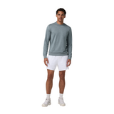 Vuori Ponto Performance Crew (Men) - Foggy Blue Heather