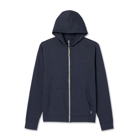 Vuori Coronado Hoodie (Men) - Midnight Heather Apparel - Top - Sweatshirt - The Heel Shoe Fitters