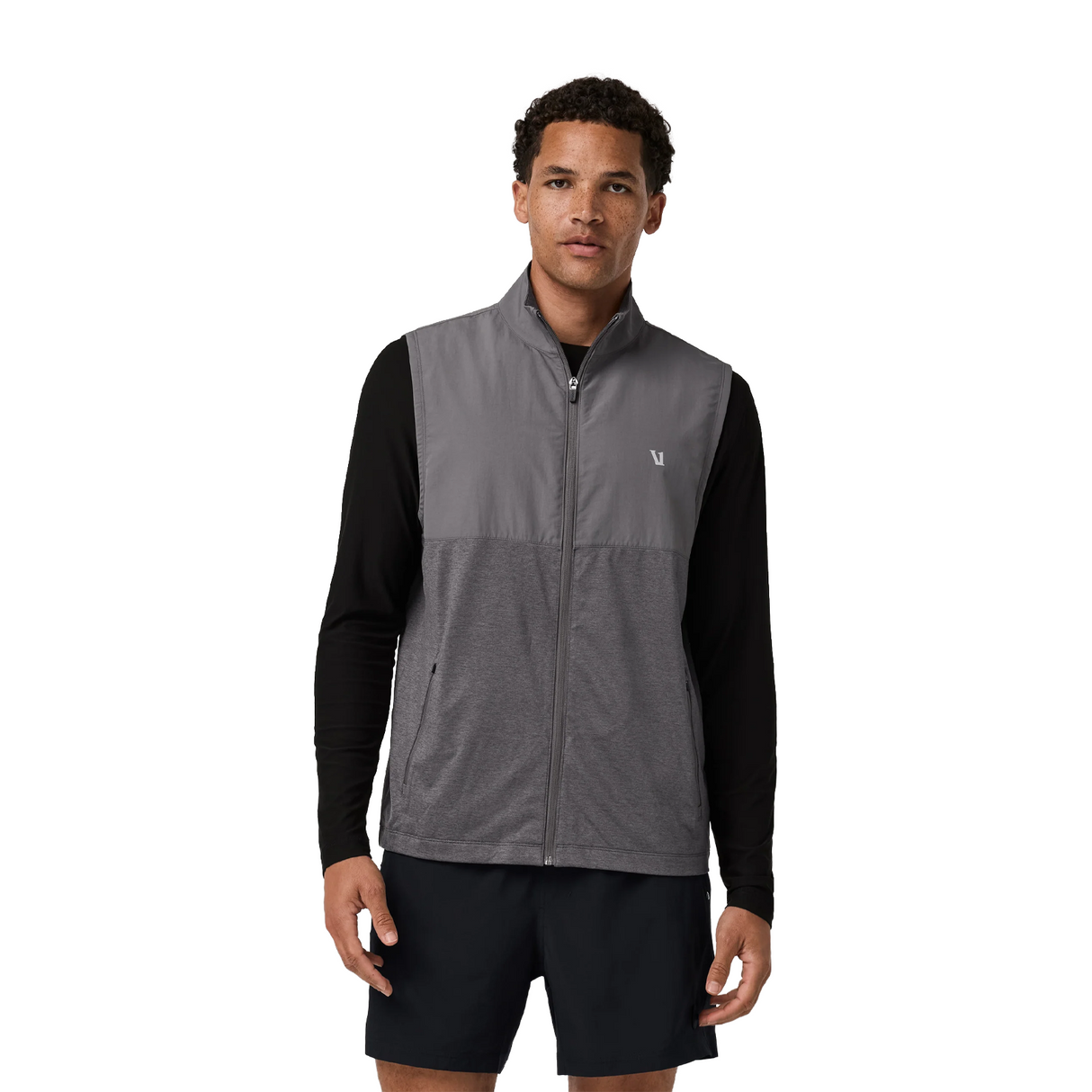 Vuori Sunday Element Vest (Men) - Gull Grey Heather