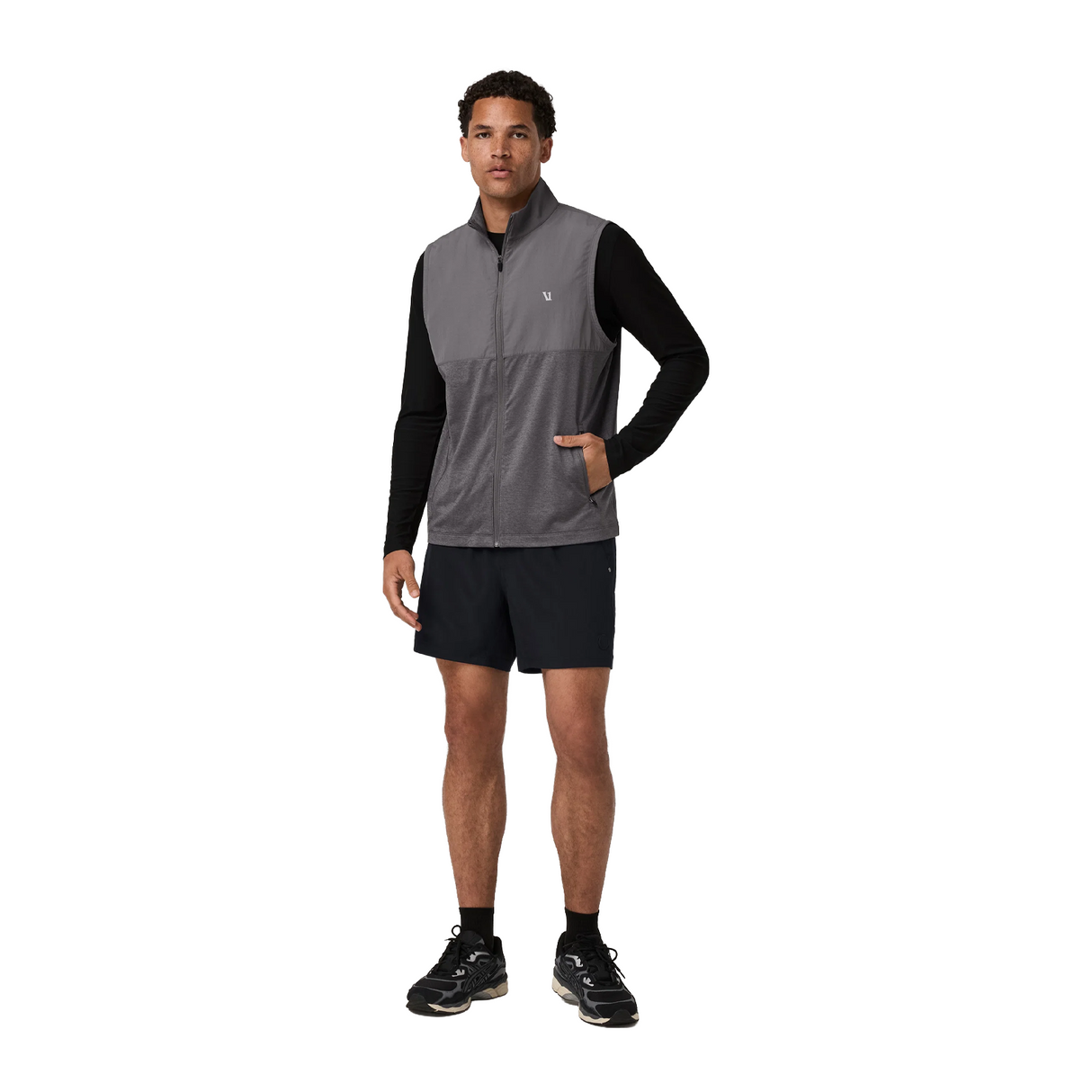 Vuori Sunday Element Vest (Men) - Gull Grey Heather