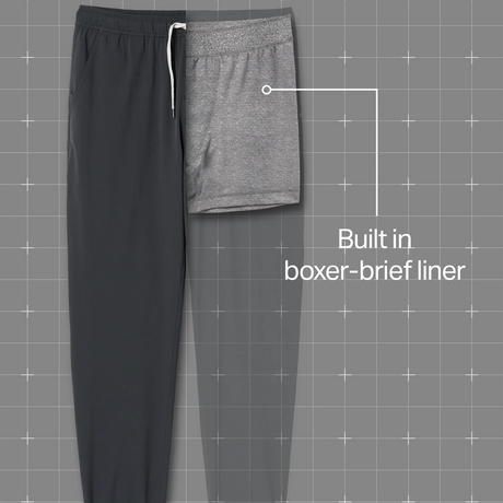 Vuori Kore Lined 28" Jogger (Men) - Black Apparel - Bottom - Pant - The Heel Shoe Fitters