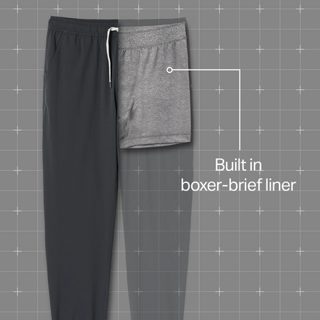 Vuori Kore Lined 28" Jogger (Men) - Charcoal Apparel - Bottom - Pant - The Heel Shoe Fitters