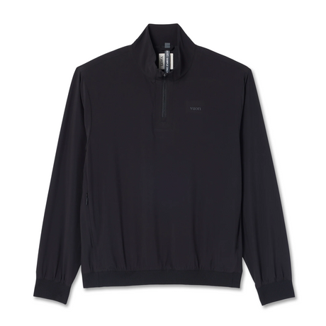 Vuori Venture 1/4 Zip (Men) - Black Apparel - Top - Sweatshirt - The Heel Shoe Fitters