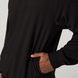 Vuori Venture 1/4 Zip (Men) - Black