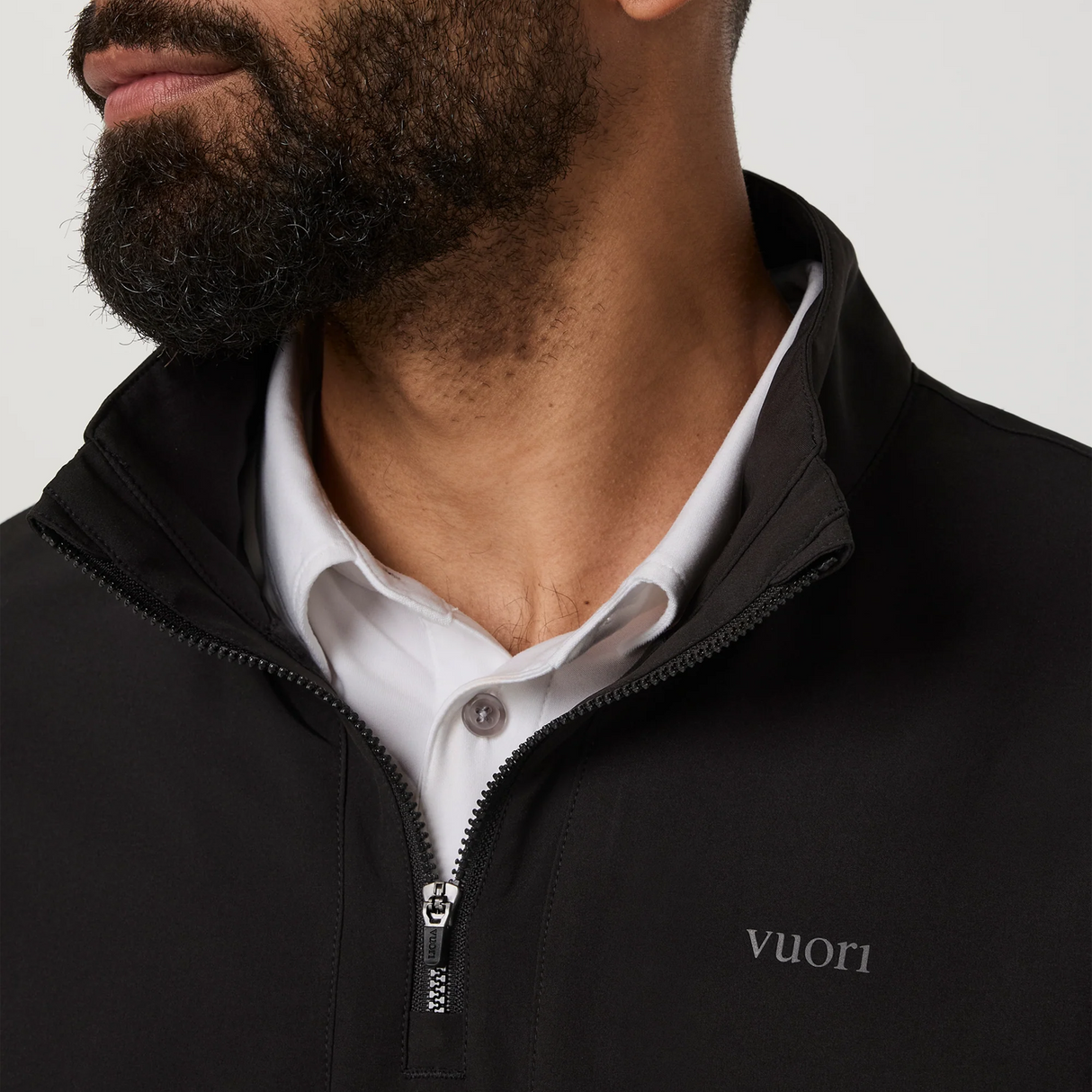 Vuori Venture 1/4 Zip (Men) - Black