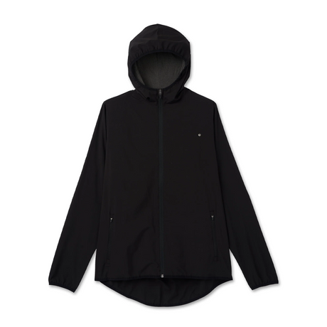 Vuori Outdoor Trainer Shell (Men) - Black Apparel - Top - Sweatshirt - The Heel Shoe Fitters