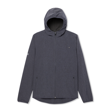 Vuori Outdoor Trainer Shell Jacket (Men) - Moonlight Linen Texture Apparel - Jacket - Lightweight - The Heel Shoe Fitters