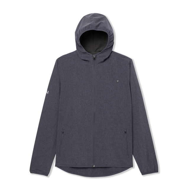Vuori Outdoor Trainer Shell Jacket (Men) - Moonlight Linen Texture Apparel - Jacket - Lightweight - The Heel Shoe Fitters