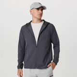 Vuori Outdoor Trainer Shell Jacket (Men) - Moonlight Linen Texture Apparel - Jacket - Lightweight - The Heel Shoe Fitters