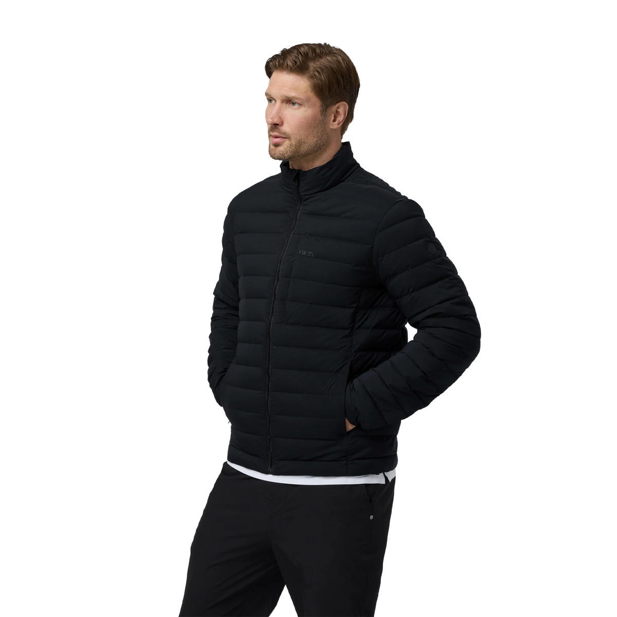 Vuori Steadfast Insulated FZ Jacket (Men) - Black
