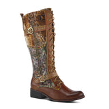 L'Artiste Vaneyck Tall Boot (Women) - Brown Multi Boots - Fashion - High - The Heel Shoe Fitters