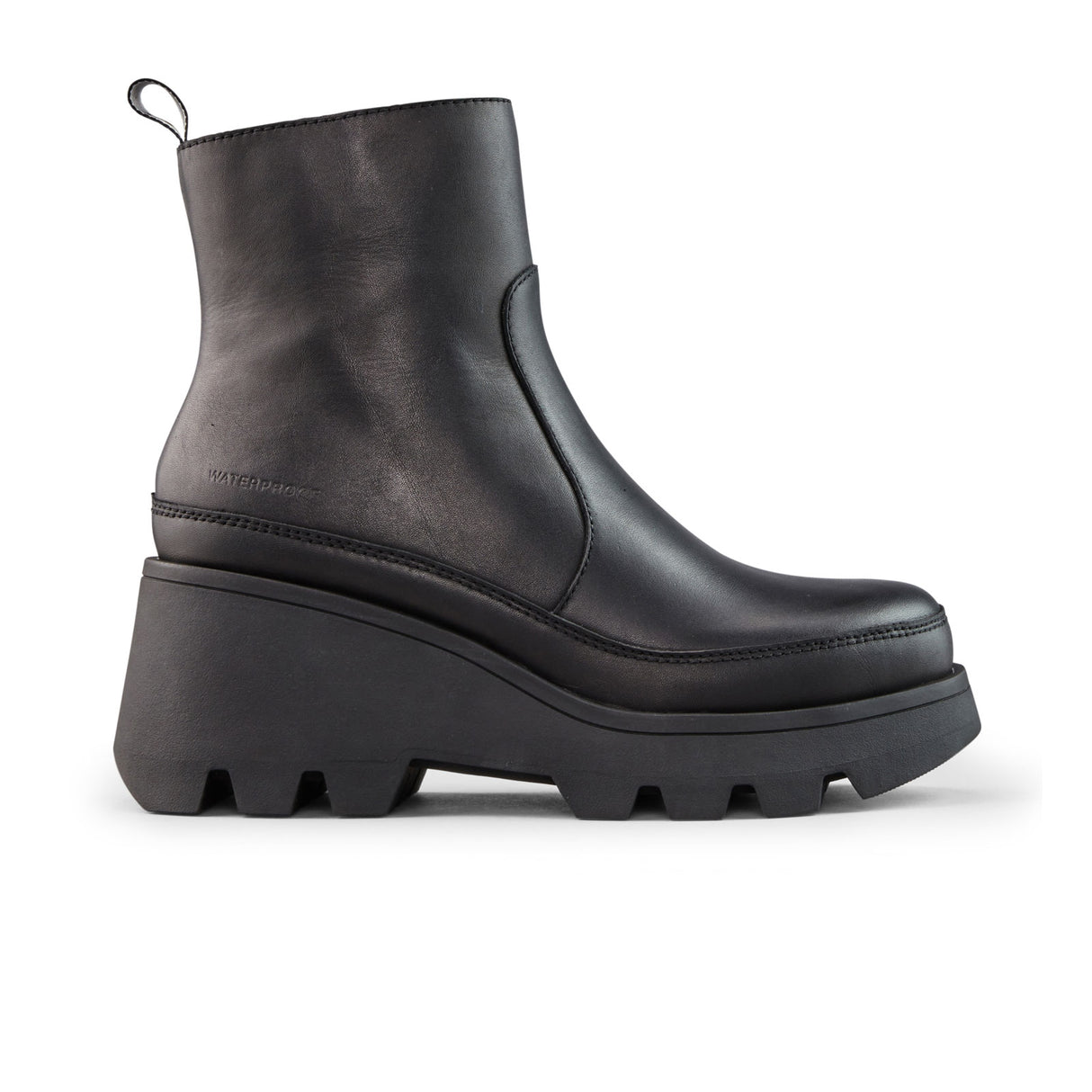 Cougar Villa Waterproof Wedge Boot (Women) - Black Boots - Winter - Mid Boot - The Heel Shoe Fitters
