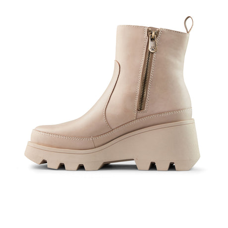 Cougar Villa Waterproof Wedge Boot (Women) - Cream Boots - Winter - Mid Boot - The Heel Shoe Fitters
