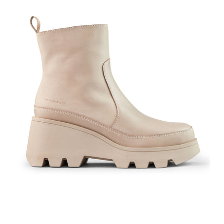Cougar Villa Waterproof Wedge Boot (Women) - Cream Boots - Winter - Mid Boot - The Heel Shoe Fitters