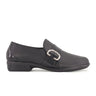 Naot Viscol Slip On (Women) - Jet Black Leather/Black Crinkle Patent Leather Dress-Casual - Slip On - The Heel Shoe Fitters