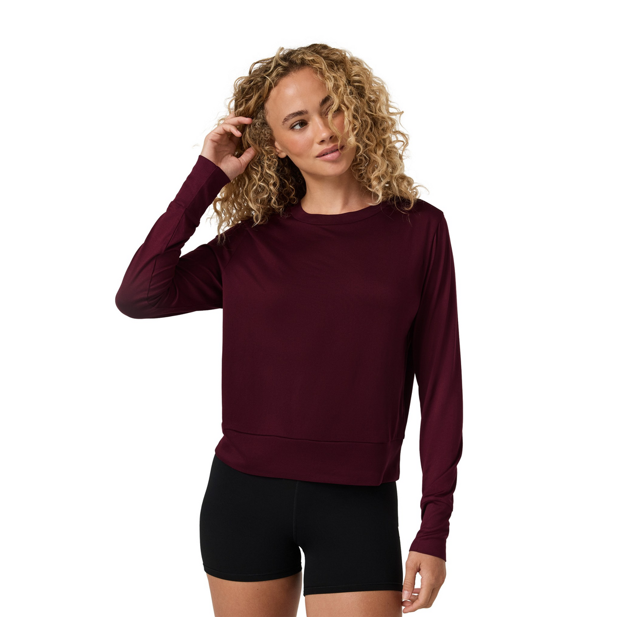 Vuori Daydream Crew (Women) - Cherry Noir