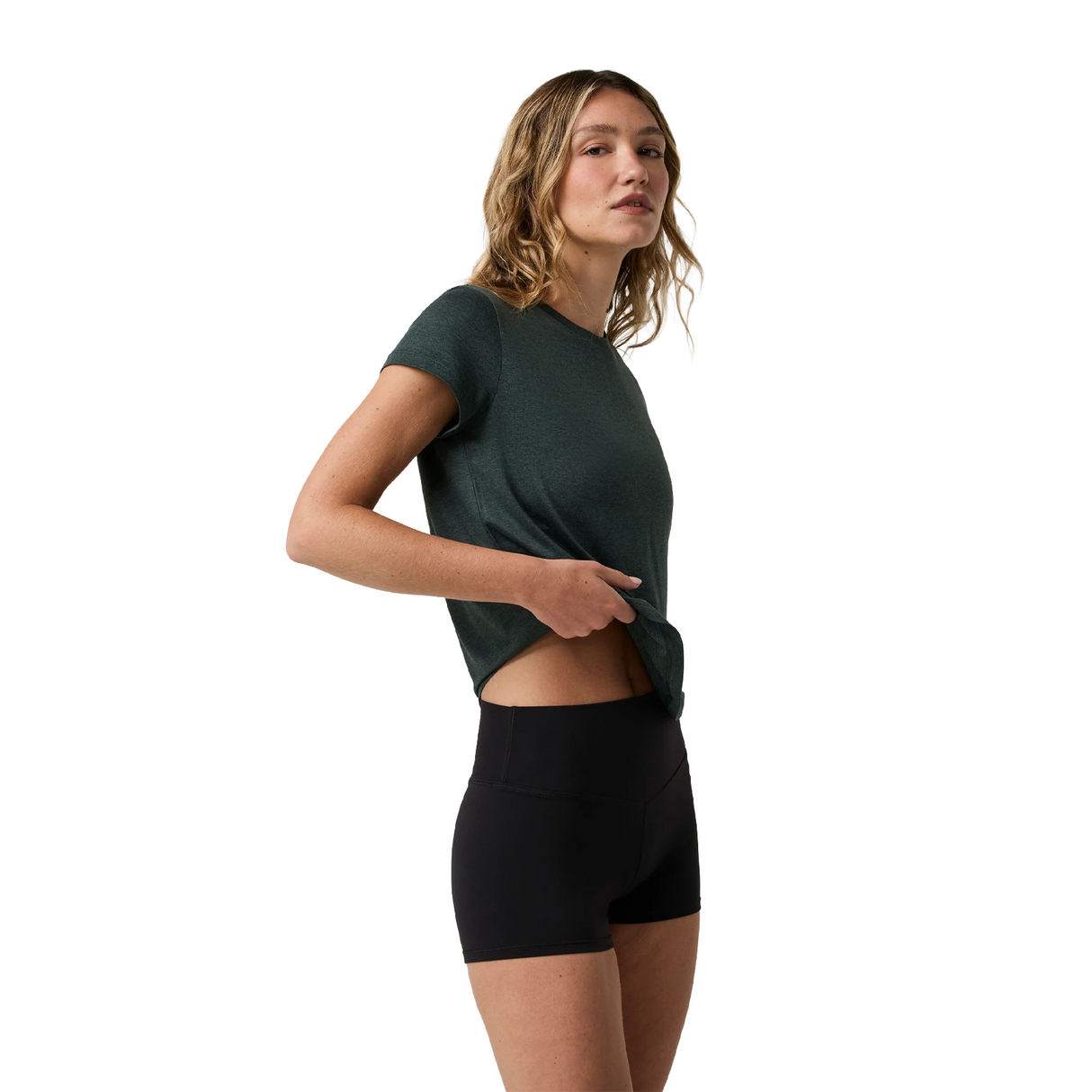 Vuori Energy Classic Tee (Women) - Hemlock Heather
