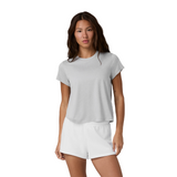 Vuori Energy Classic Tee (Women) - Light Heather Grey