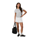 Vuori Energy Classic Tee (Women) - Light Heather Grey