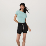 Vuori Pose Fitted Tee (Women) - Sea Glass