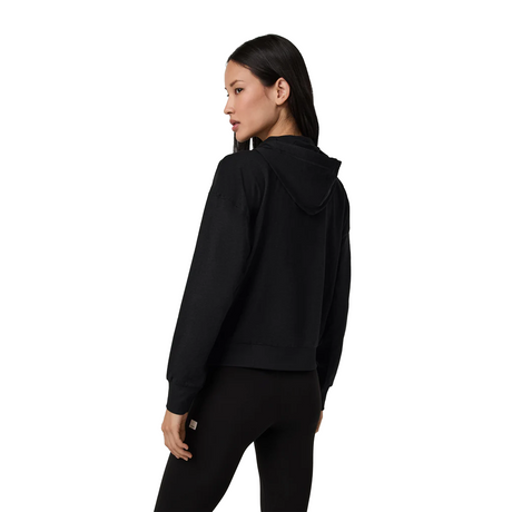 Vuori Halo Modern Pullover Hoodie (Women) - Black Heather Apparel - Top - Sweatshirt - The Heel Shoe Fitters