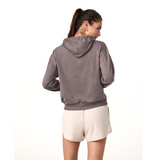 Vuori Halo Modern Pullover Hoodie (Women) - Huckleberry Heather Apparel - Top - Sweatshirt - The Heel Shoe Fitters