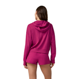 Vuori Halo Modern Full Zip (Women) - Dragonfruit Heather