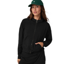 Vuori Halo Modern Full Zip (Women) - True Black