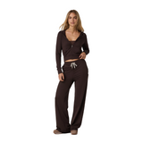 Vuori Halo Mini FZ Hoodie (Women) - Java Heather