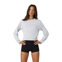 Vuori Halo Modern Crew (Women) - Pale Grey Heather