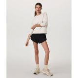 Vuori Halo Long Sleeve Crew (Women) - Ecru Heather Apparel - Top - Sweatshirt - The Heel Shoe Fitters