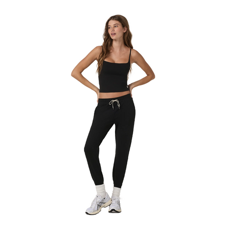 Vuori Performance Jogger (Women) - Black Heather Apparel - Bottom - Pant - The Heel Shoe Fitters