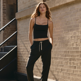 Vuori Performance Jogger (Women) - Black Heather Apparel - Bottom - Pant - The Heel Shoe Fitters